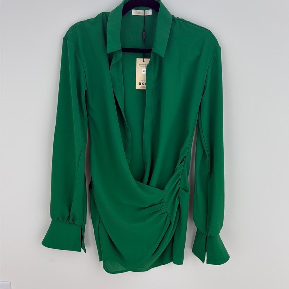 Green Women' Mini dress